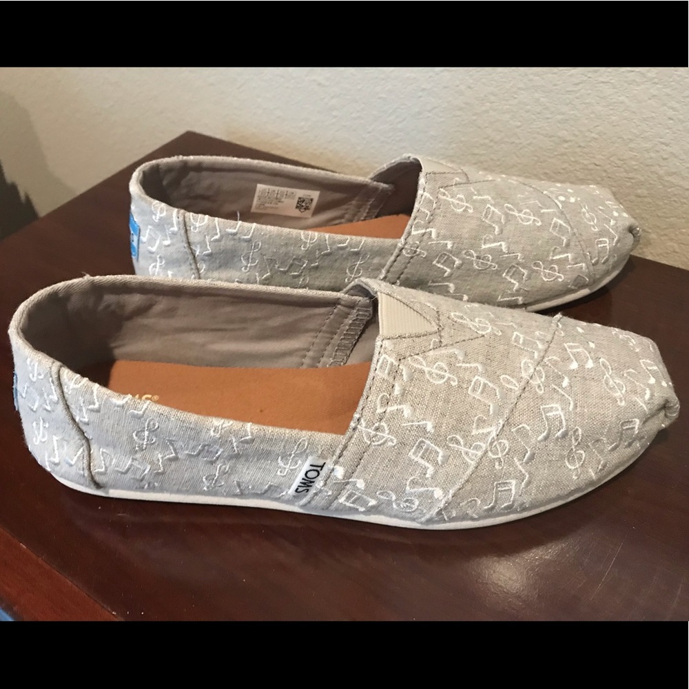 Toms Music Note Shoes
